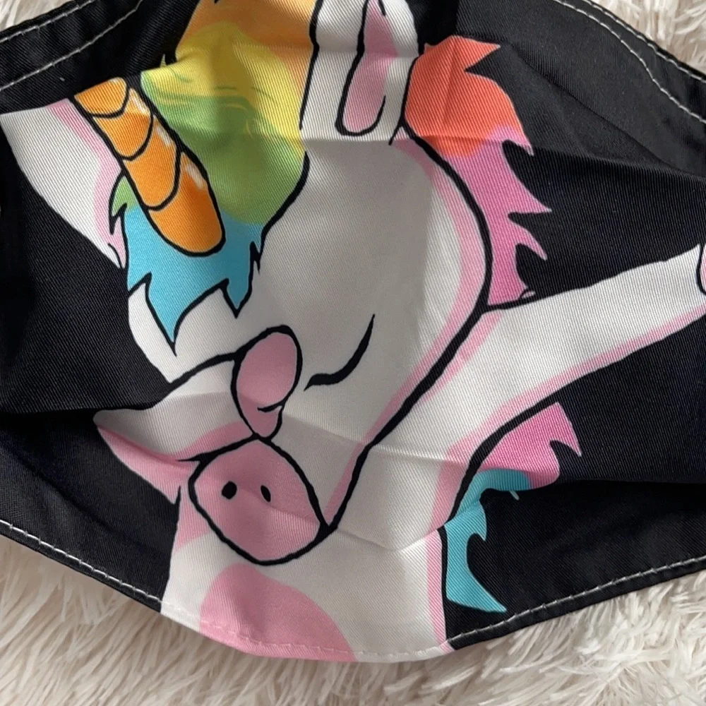 New Dabbing Unicorn face mask